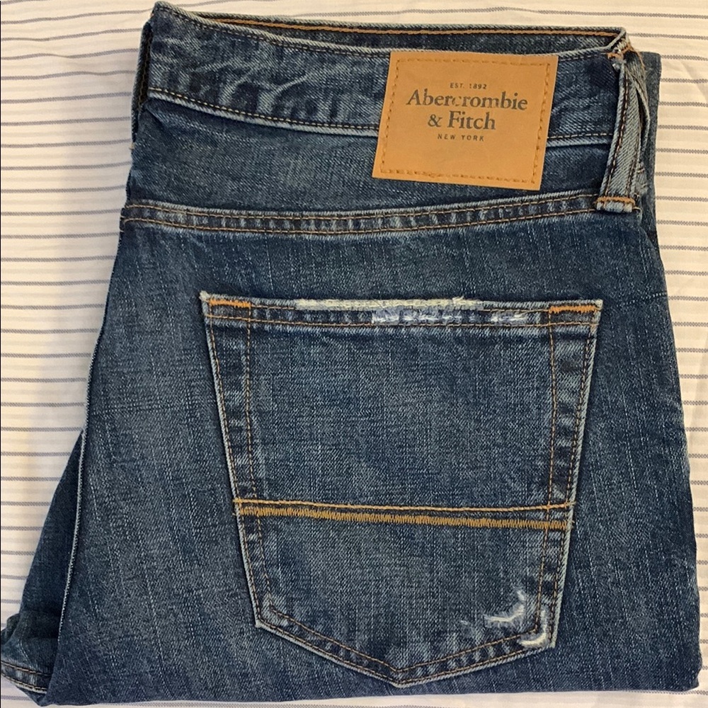 Abercrombie & Fitch Men's Blue Jeans